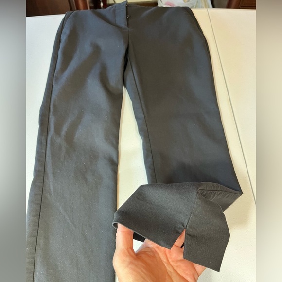 Zara Woman’s High Rise Front Pocket Elastic Back Waistband Split Hem Pants - Picture 7 of 16